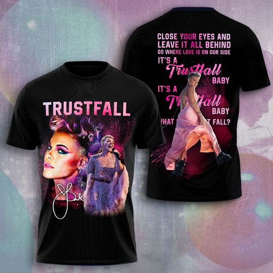 Discover Pink Singer 2024 World Tour 3D T-Shirt