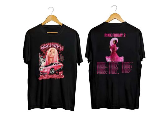 Nicki Minaj PNG, Pink Friday 2 Concert T-Shirt