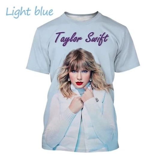 Discover Female Singer Taylor 3D T-shirts