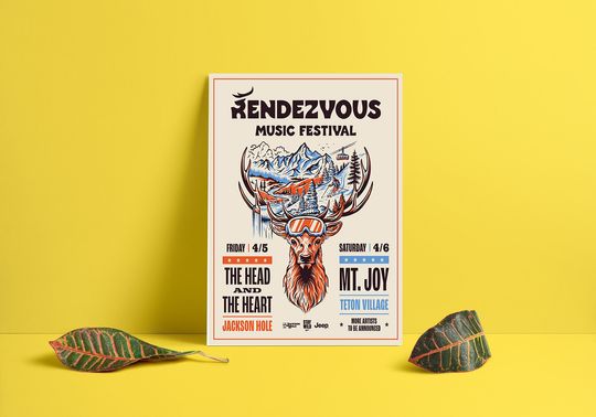 The Head And The Heart Music Poster