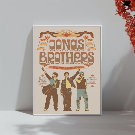 Buffalo Ny November onas Brothers Tour Poster