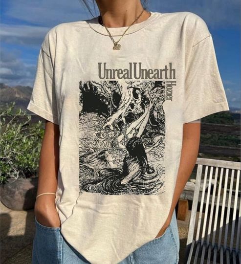 Discover Unreal Unearth T shirt, Hozier Shirt, Vintage Unreal Unearth Tour Merch Shirt