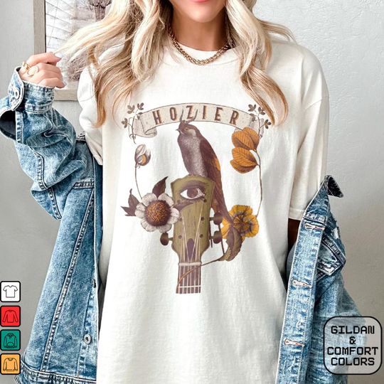 Discover Vintage Hozier Unreal Unearth Tour 2024 Shirt, Hozier Hollywood Bowl Even Shirt