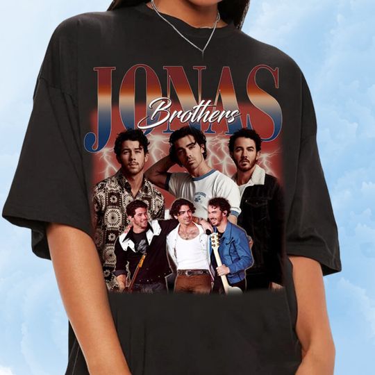 Vintage Jonas Brothers Shirts, Jonas Brothers Retro Shirt