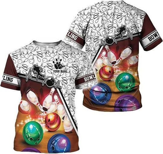 Discover Personalized Name Bowling Shirts for Men and Women 3D, Bowling Shirts