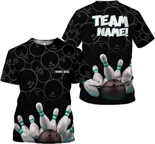Discover Personalized Name Bowling Shirts for Men and Women 3D, Bowling Shirts