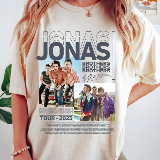 Retro Jonas Brothers Shirt, In My Jonas Brothers Era Shirt, Jonas Brothers Album Shirt
