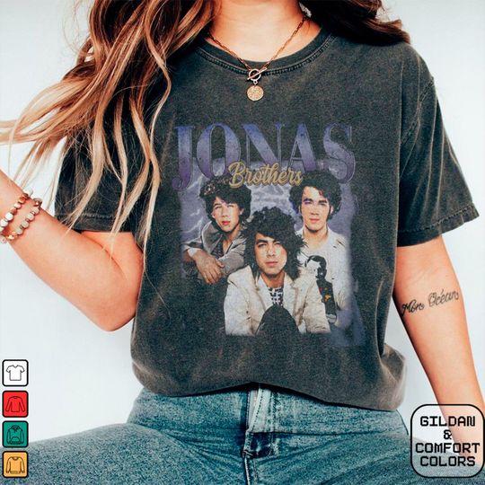 Jonas Brothers Vintage T-Shirt, Jonas Brothers Tee Concert Shirt