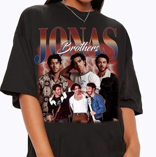 Vintage Jonas Brothers Shirts, Jonas Brothers Retro T-Shirt