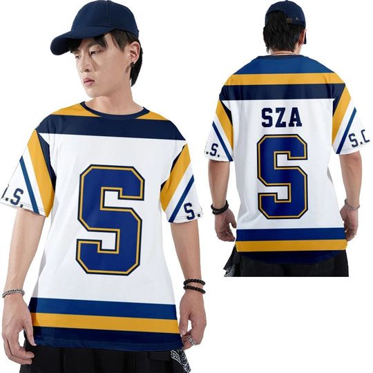 Discover SZA JERSEY SOS New Album 3D Print T Shirt