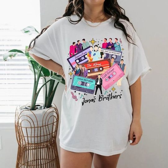 Discover Vintage Jonas Brothers Shirt, Jonas Brothers Tee, Nick Joe Kevin Jonas Shirt