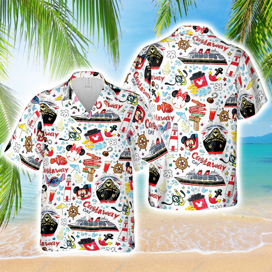 Mickey And Friends Disney Cruise Hawaiian Shirt, Disney Aloha Shirt