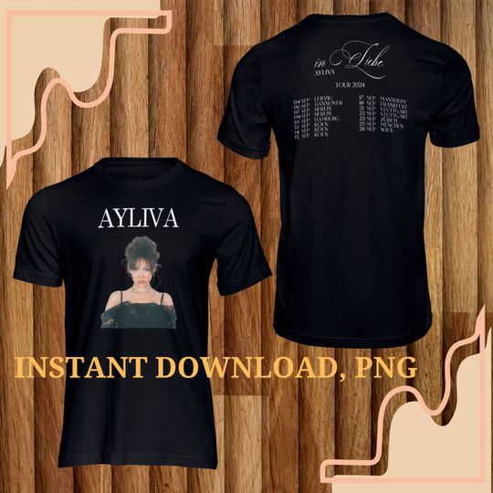 Discover Ayliva Tour Dates 2024 Tshirt