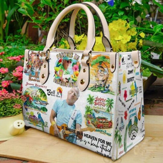 Jimmy buffett Handbag, Music Leather Bags, Jimmy buffett Women Bag