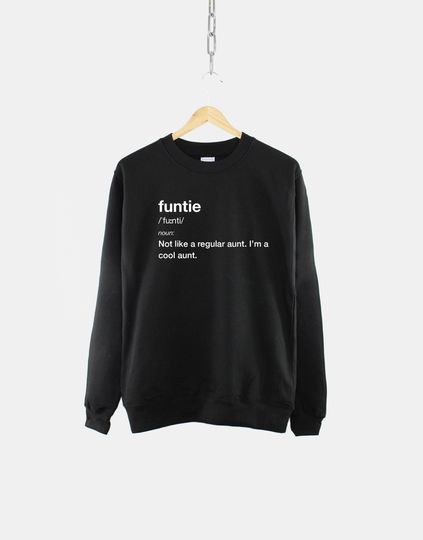 Personalised Funtie Sweatshirt - Funtie Definition Sweatshirt