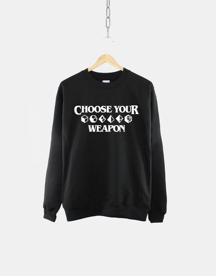 DnD Dice Sweatshirt - Dungeons And Dragons Sweatshirt