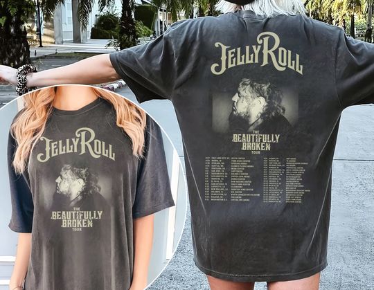 Jelly Roll Tour 2side Shirt, The Beautifully Broken 2024 Tshirt
