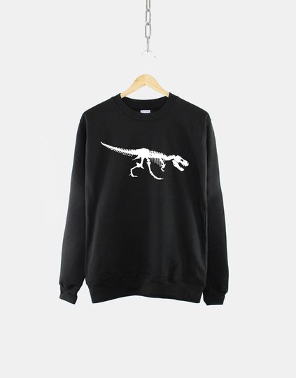 Discover T-Rex Skeleton Sweatshirt - Tyrannosaurus Rex Sweatshirt