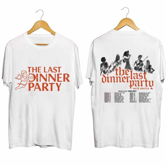 Discover The Last Dinner Party 2024 Tour Shirt