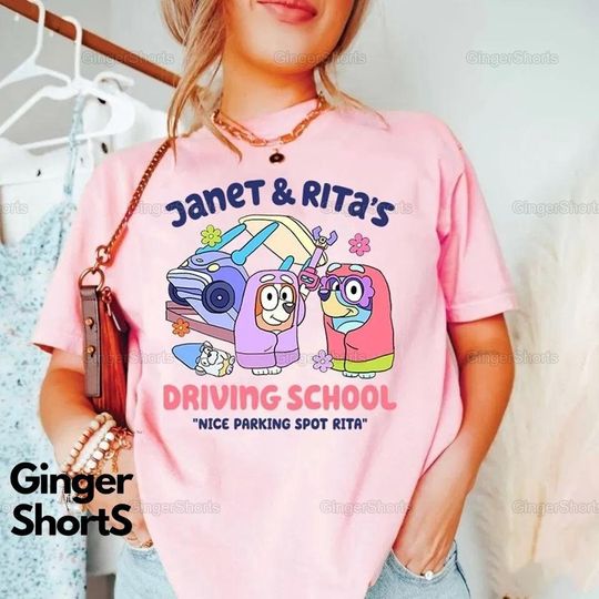 Discover Janet Ritas Driving School Shirt, Nice Parking Spot Rita Shirt
