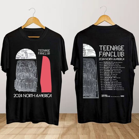 Discover Teenage Fanclub 2024 North America Tour Shirt, Teenage