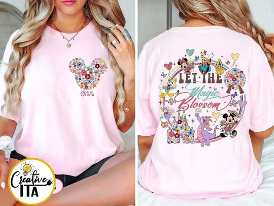 Personalized Mickey and Friends Figment Epcot Flower and Garden Festival 2024 T-shirt