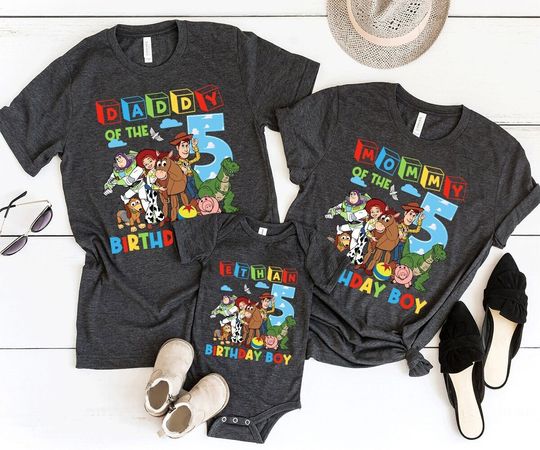 Discover Personalized Disney Family Toy Story Birthday Shirt