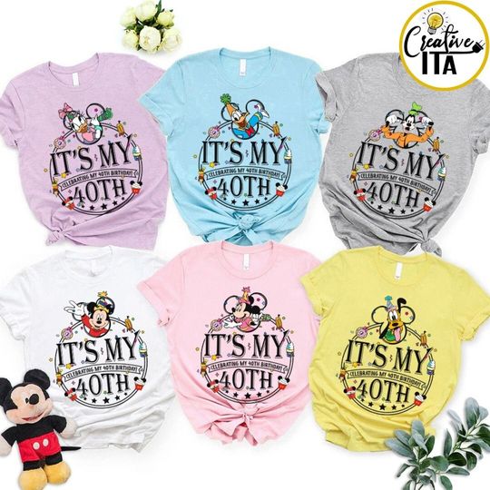 Discover Mickey and Friends Disney Birthday Celebration Shirt
