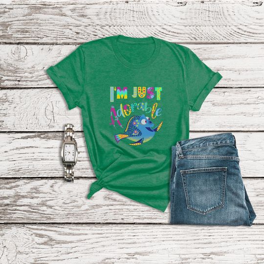 Finding Dory Shirt, I'm Just Adorable, Dory T-Shirt, Womens Disney Shirt, Animal Kingdom Shirt, Disneyland Shirt