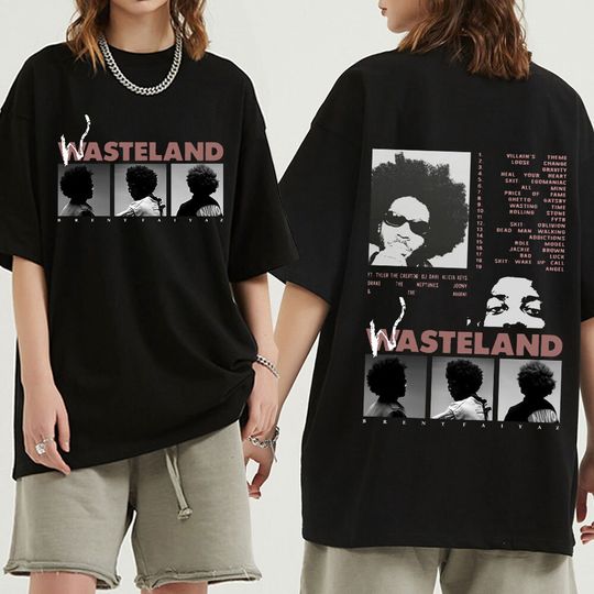Brent Faiyaz Wasteland Music Album T-shirt
