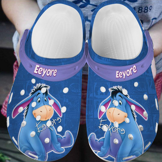 Never Too Old For Winnie The Pooh Eeyore Disney Clogs, Cartoon Slippers, Cartoon Clogs Shoes