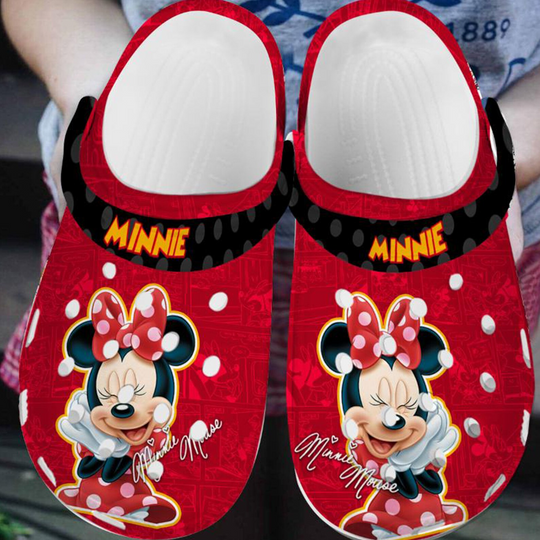 Never Too Old For Minnie Mouse Disney Clogs,Cartoon Slippers, Cartoon Clogs Shoes