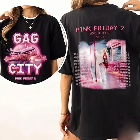 Nicki Minaj Pink Friday 2 Tour Shirt, Gag City Shirt, Nicki Minaj World Tour Shirt