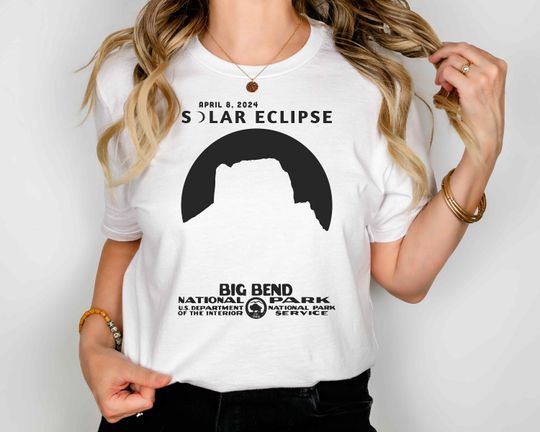 Discover Big Bend National Park Solar Eclipse 2024 Shirt | 2024 Great American Solar Eclipse Shirt