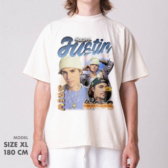 Discover Justin Bieber Drewhouse Shirt, Vintage Style Shirt, Music Artist Inspired T-Shirt