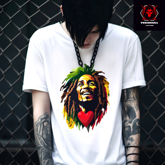 Discover Bob Marley One Love Reggae T-SHIRT