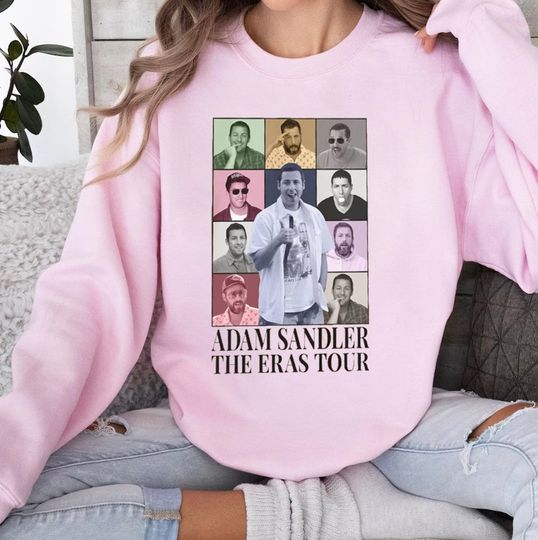 Adam Sandler Eras Tour Shirt, Vintage Adam Sandler Shirt, Adam Sandler Homage Shirt