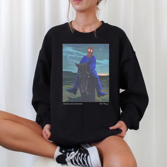 Bad Bunny Night Rider Shirt, Bad Bunny Tour Sweatshirt, Bad Bunny Merch