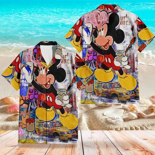 Discover Disney Mickey Mouse Hawaii Shirt,Mickey Hawaiian Shirt Summer Vacation