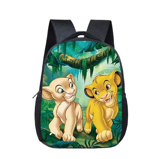 Discover Beautiful Simba And Nala Lion The Lion King School Backpack