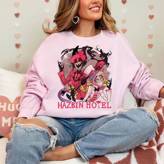 Hazbin Hotel Alastor and Lucifer Shirt, Helluva Boss Alastor and Lucifer Sweatshirt
