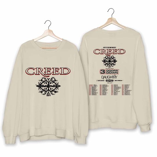 Discover Creed 2024 Tour Summer of 99 Tour Sweatshirt