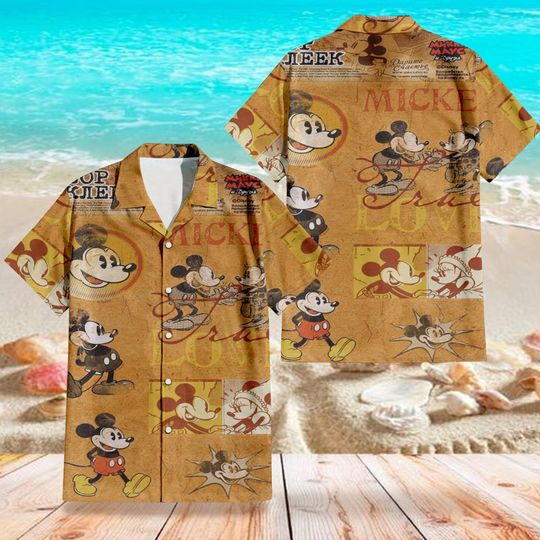 Discover Disney Mickey Mouse Hawaii Shirt,Mickey Hawaiian Shirt Summer Vacation