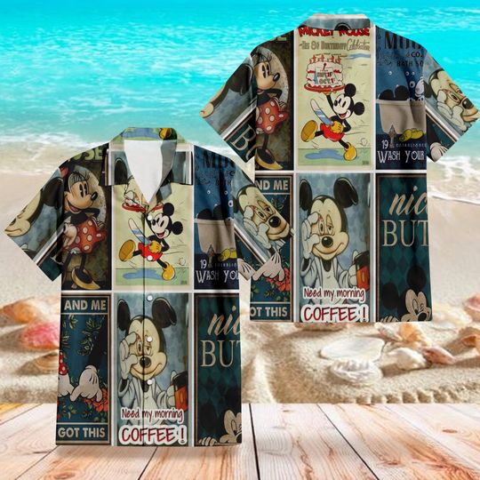 Discover Disney Mickey Mouse Hawaii Shirt,Mickey Hawaiian Shirt Summer Vacation