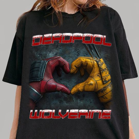 Discover Deadpool and Wolverine Love T-Shirt