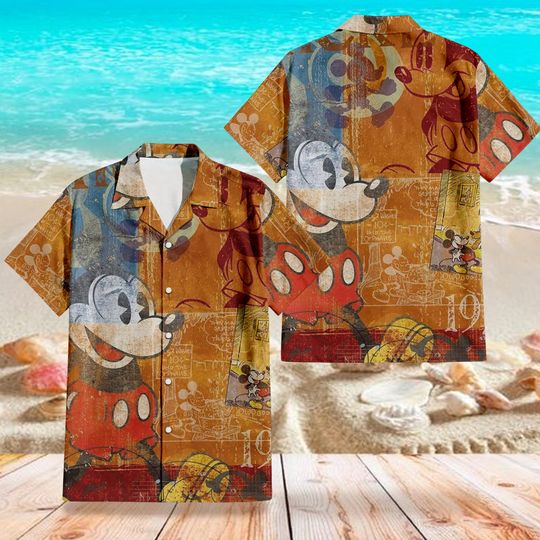 Discover Disney Mickey Mouse Hawaii Shirt,Mickey Hawaiian Shirt Summer Vacation