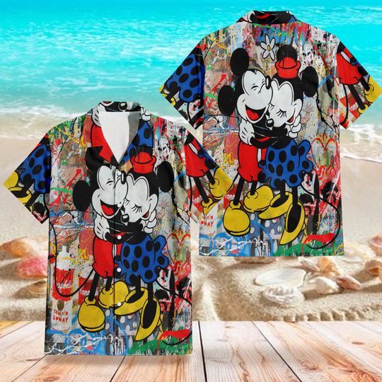 Discover Disney Mickey Minnie Hawaii Shirt,Mickey Hawaiian Shirt Summer Vacation