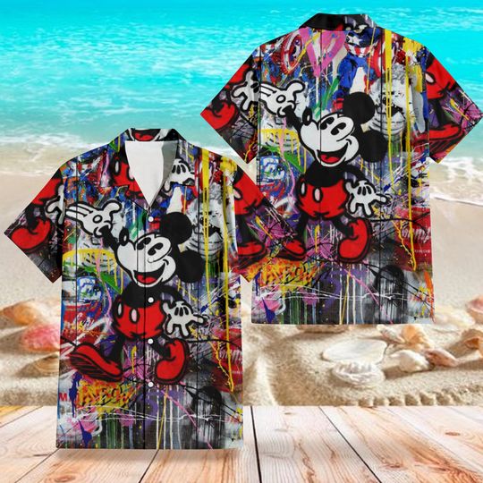 Discover Disney Mickey Mouse Hawaii Shirt,Mickey Hawaiian Shirt Summer Vacation