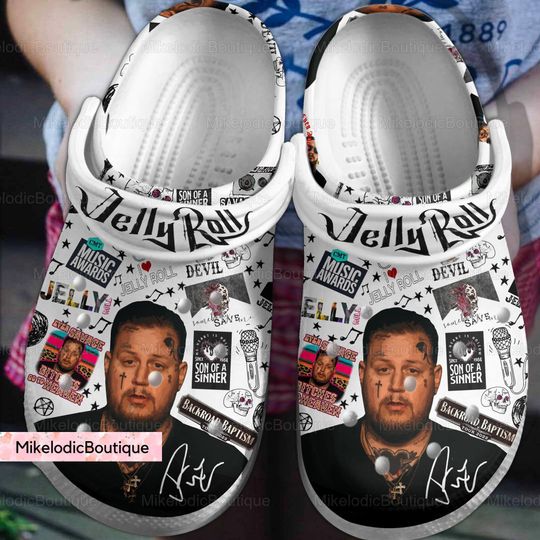 Jelly Roll Shoes, Jelly Roll Sandals, Son Of A Sinner Disney Clogs