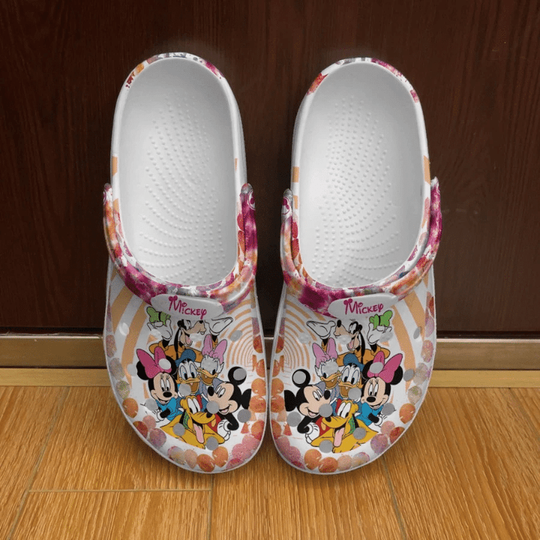 Mickey And Friends Colorful Mouse Ear Best Cartoon Unisex Classic Clogs